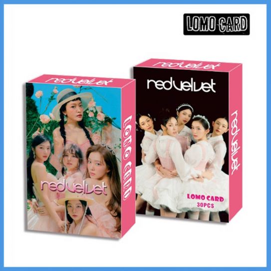 Фотокарточки LOMO CARD K-POP 2 односторонние 30 штук (8 на 5 см) 036 RED VELVET (1)