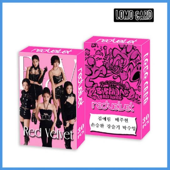 Фотокарточки LOMO CARD K-POP 2 односторонние 30 штук (8 на 5 см) 038 RED VELVET (3)