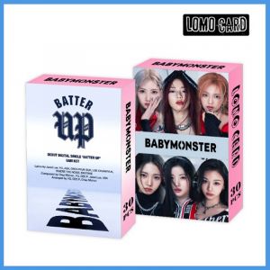 Фотокарточки LOMO CARD K-POP 2 односторонние 30 штук (8 на 5 см) 042 BABY MONSTER (1)