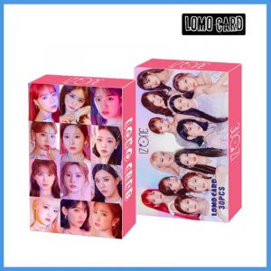 Фотокарточки LOMO CARD K-POP 2 односторонние 30 штук (8 на 5 см) 054 IZONE