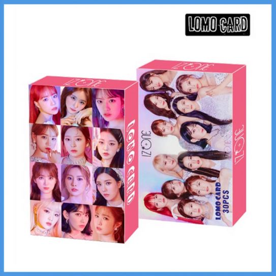 Фотокарточки LOMO CARD K-POP 2 односторонние 30 штук (8 на 5 см) 054 IZONE