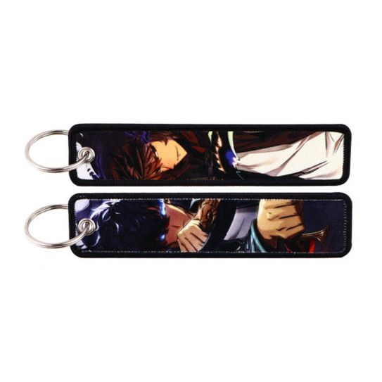 Брелок тканевый с кольцом Поднятие уровня в одиночку 97