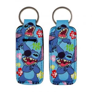 Брелок тканевый с кольцом Стич 100