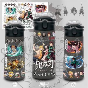 Бутылочка для воды металлическая 500 мл Клинок рассекающий демонов 2