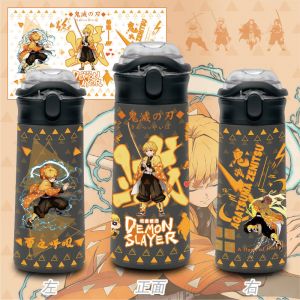 Бутылочка для воды металлическая 500 мл Клинок рассекающий демонов 3