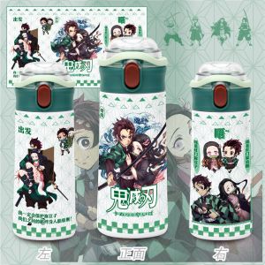 Бутылочка для воды металлическая 500 мл Клинок рассекающий демонов 5