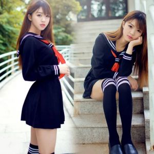 Школьная Форма косплей №002 Черная (M)
