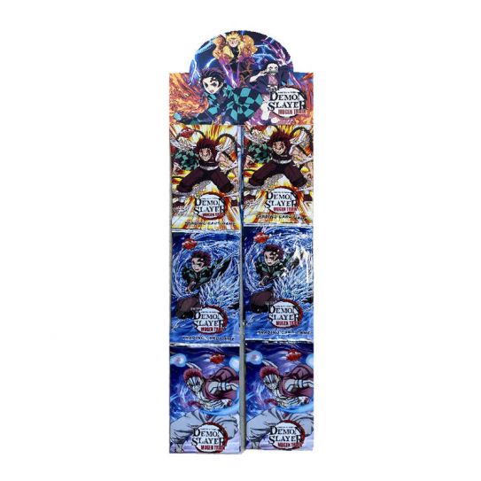 Набор коллекционных-карточек бустеров на ленте  "Клинок рассекающий демонов" 12 бустеров