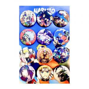 Набор значков 12 шт. 45 мл. на блистере Молодой шиноби