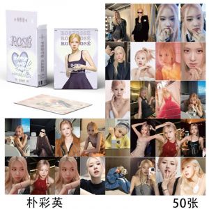 Фотокарточки блок 50 шт радужная ламинация K-POP 138