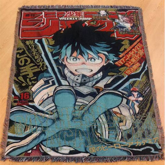 Ковер аниме Моя геройская академия Идзуко Мидория 11 (160 х 130 см)
