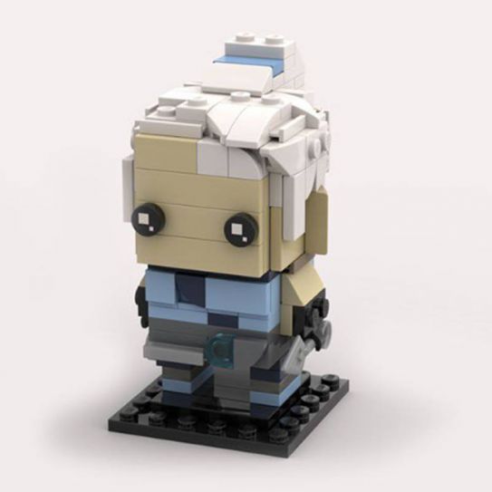 Конструктор Valorant Валорант - Джетт (инструкция по QR упаковка пакет)