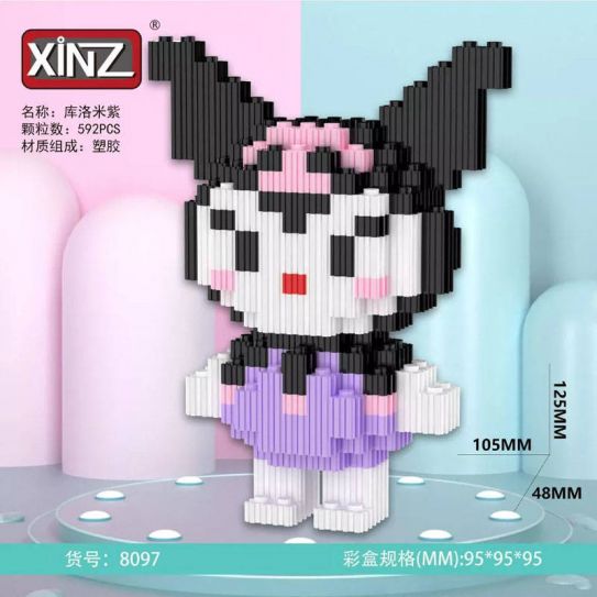 3Д конструктор из мини блоков XINZ Куроми 3 (592 блока)