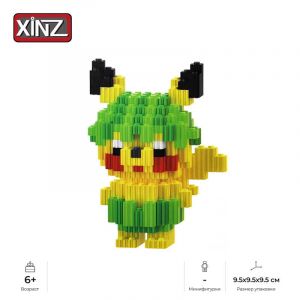 3Д конструктор из мини блоков XINZ Пикачу 2 (591 блока)
