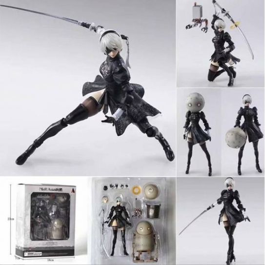 Аниме фигурка FIGMA NieR Automata YoRHa 20 см (цветная коробка)