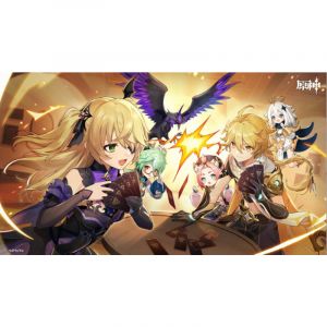 Биндер папка для хранения карточек 4 на 2  Боги инпакт 10 (на 80 карточек)