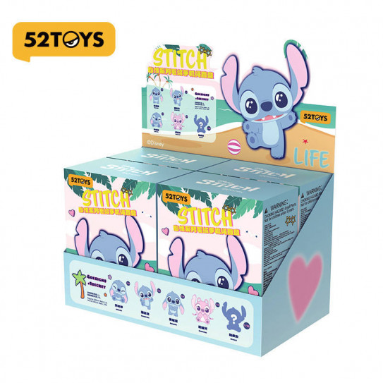 Гача фигурка коллекционная 52TOYS Disney Лило и Стич Mood Series (цена за шт. в блоке 4 шт.)