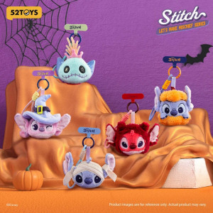Гача фигурка коллекционная 52TOYS Disney Лило и Стич Mischief Series – Plush Phone Strap (цена за шт. в блоке 4 шт.)