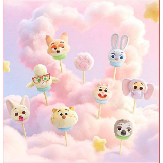 Гача фигурка коллекционная 52TOYS Зверополис Marshmallow Series (цена за шт. в блоке 8 шт.)