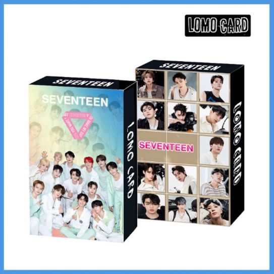 Фотокарточки LOMO CARD K-POP 2 односторонние 30 штук (8 на 5 см) 101 SEVENTEEN (1)