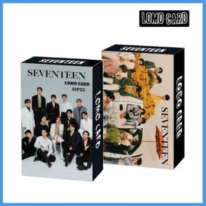 Фотокарточки LOMO CARD K-POP 2 односторонние 30 штук (8 на 5 см) 104 SEVENTEEN (4)