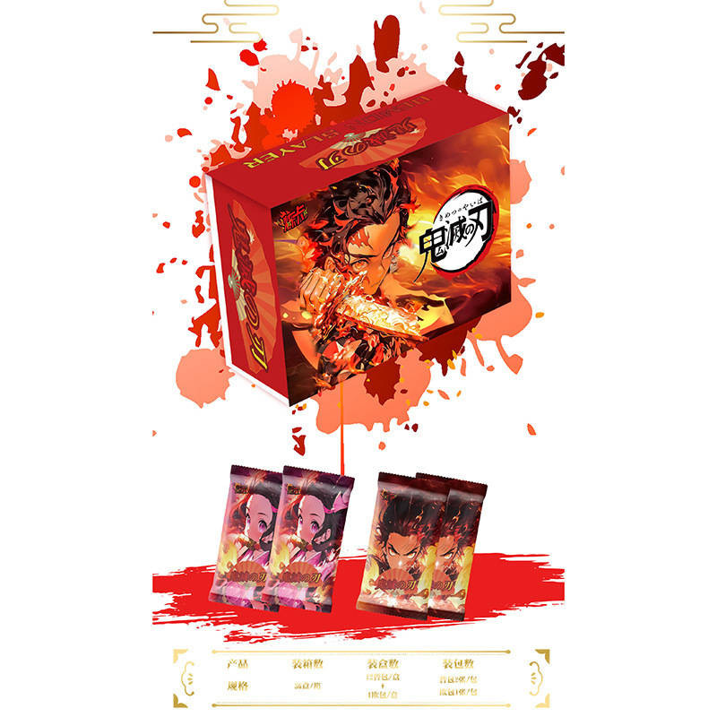 Блок с коллекционными карточками-бустерами Клинок разрезающий демонов 38