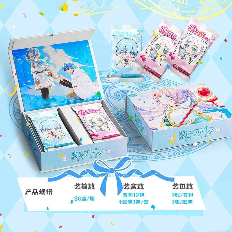 Блок с коллекционными карточками-бустерами Провожающая в последний путь Фрирен 5