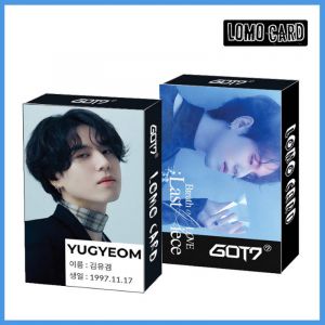 Фотокарточки LOMO CARD K-POP 2 односторонние 30 штук (8 на 5 см) 124 GOT 7 (1)