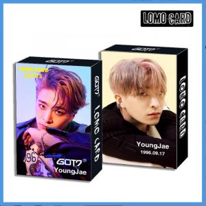 Фотокарточки LOMO CARD K-POP 2 односторонние 30 штук (8 на 5 см) 128 GOT 7 (5)