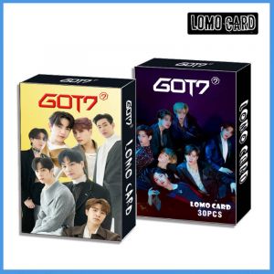 Фотокарточки LOMO CARD K-POP 2 односторонние 30 штук (8 на 5 см) 132 GOT 7 (9)