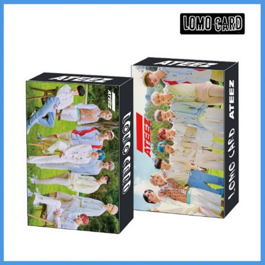 Фотокарточки LOMO CARD K-POP 2 односторонние 30 штук (8 на 5 см) 138 ATEEZ (3)