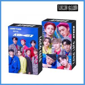 Фотокарточки LOMO CARD K-POP 2 односторонние 30 штук (8 на 5 см) 144 ATEEZ (9)