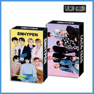 Фотокарточки LOMO CARD K-POP 2 односторонние 30 штук (8 на 5 см) 149 ENHYPEN (5)