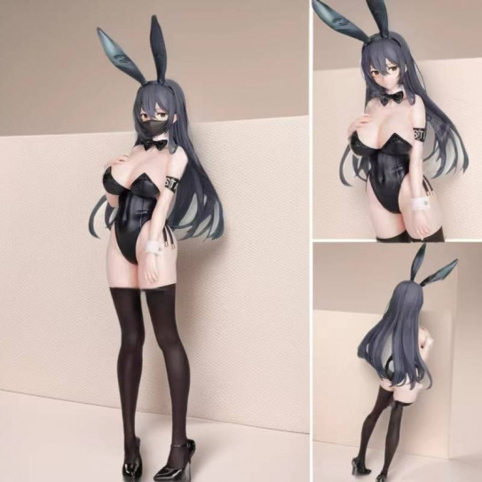 Аниме фигурка Black Bunny 25 см. (18+ ОСТОРОЖНО) (цветная коробка)