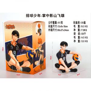 Аниме фигурка Haikyuu Волейбол - Тобио Кагеяма 10 см. (цветная коробка)