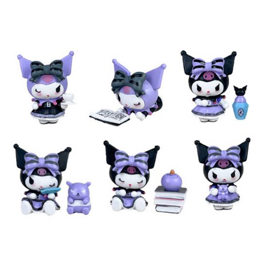 Набор аниме фигурок из 5-ти штук Куроми Санрио 5,5-7 см. (пластиковый пакет)