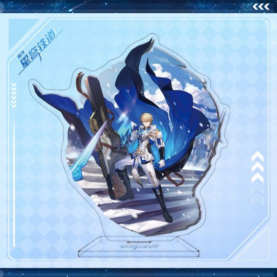 Акриловый стенд (13-15 см) 2D Ханкай Стар Рейл номер 19