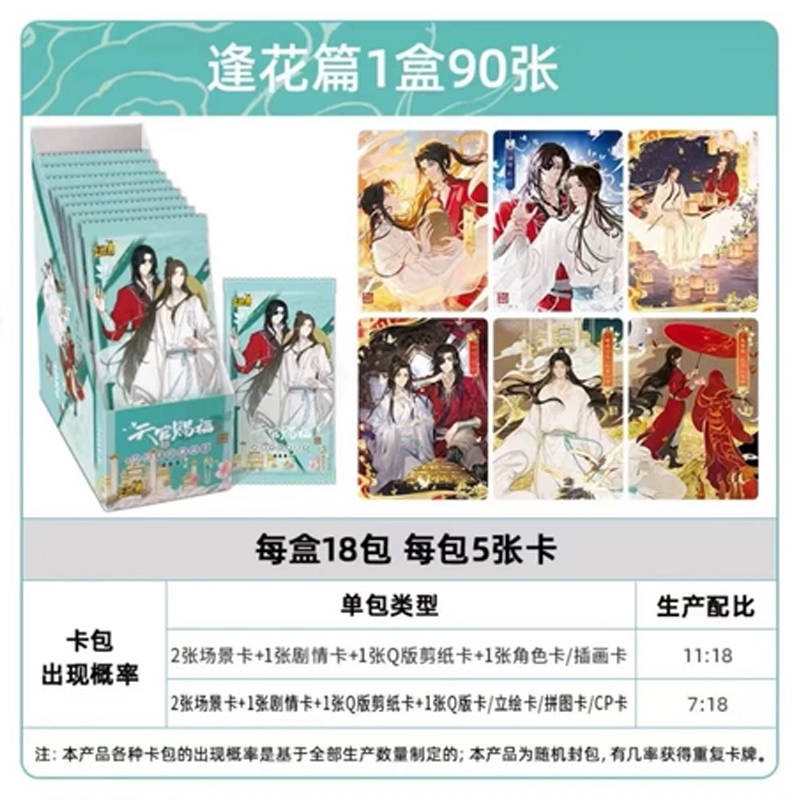 Блок с коллекционными карточками-бустерами KAYO "Благословение небожителей" 7