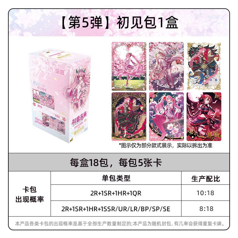 Блок с коллекционными карточками-бустерами KAYO "Мику Хацуне" 3