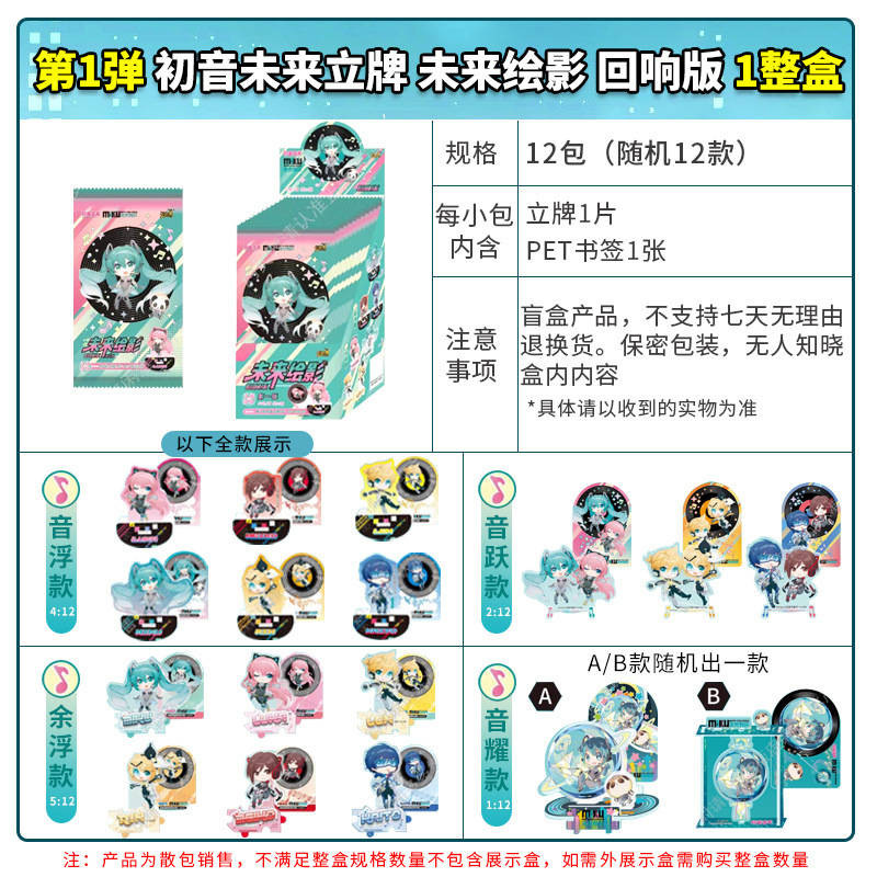 Блок с коллекционными карточками-бустерами KAYO "Мику Хацуне" 8