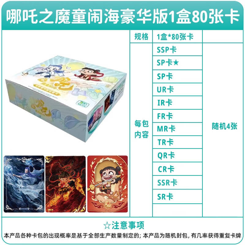 Блок с коллекционными карточками-бустерами KAYO "Нэчжа" 1