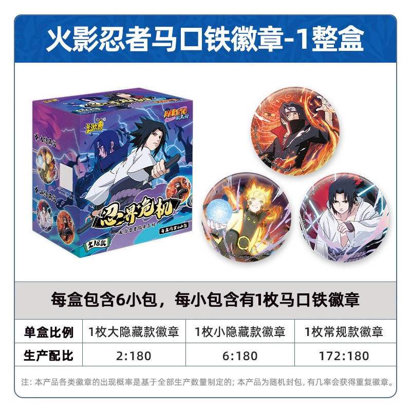 Блок с коллекционными карточками-бустерами KAYO "Молодой шиноби" 2