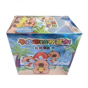 Блок с коллекционными карточками-бустерами Капибара 8 (30 бустеров, 90 карточек)