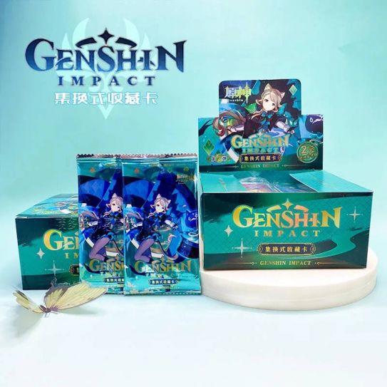 Блок с коллекционными карточками-бустерами Боги Инпакт 77 (30 бустеров, 90 карточек + 2 картхолдера)