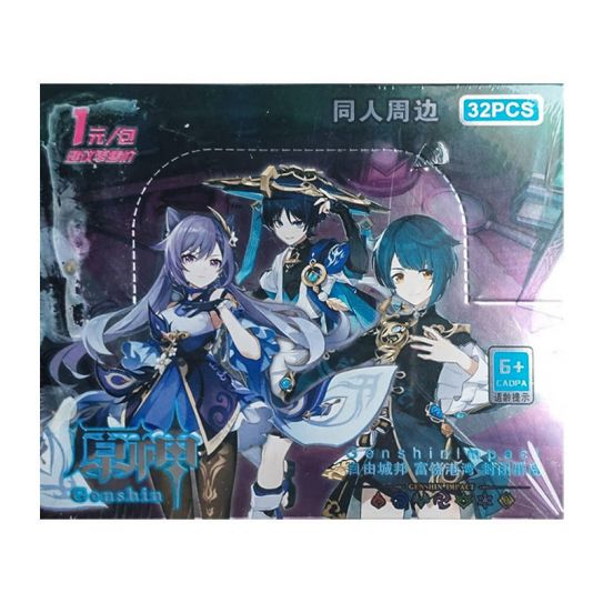 Блок с коллекционными карточками-бустерами Боги Инпакт 79 (32 бустеров, 160 карточек)