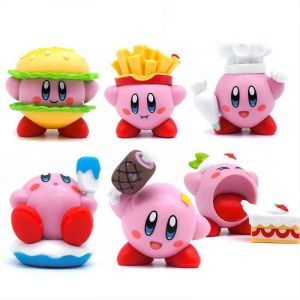 Набор аниме фигурок из 6-и штук "Kirby Star" набор 1 (5 см.) 1147