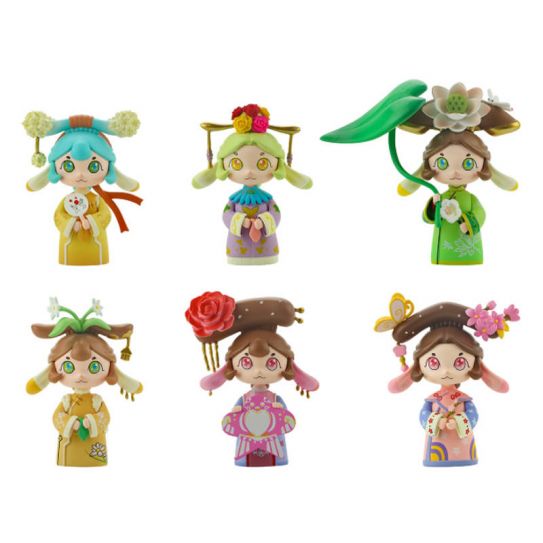 Набор аниме фигурок из 6-и штук "Цветочные богини" (9 см.) 1080