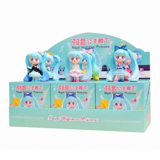 Набор аниме фигурок в таинственных коробках из 6-ти штук Мику Хацунэ 1(блок комплект)