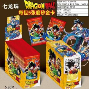 Блок с коллекционными карточками-бустерами "Драгон Болл" 5 (36 бустеров, 180 карточек)