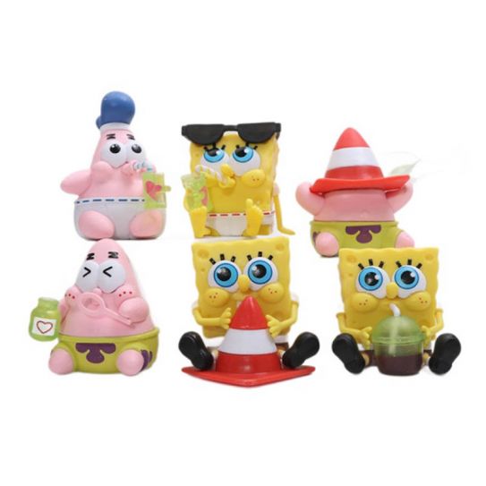 Набор фигурок из 6-и штук "Губка-боб" 2
